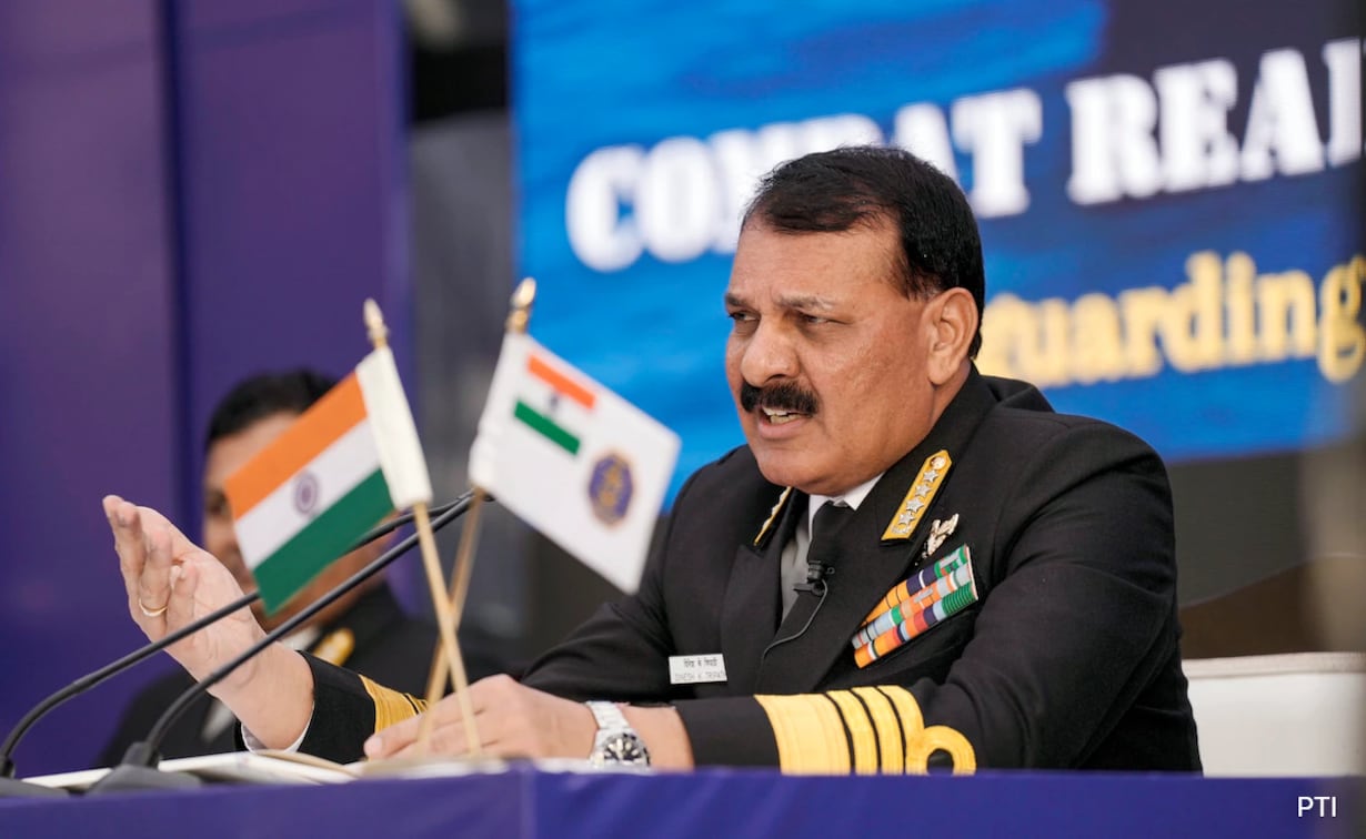 India navy chief gave clear message to Pakistan and china