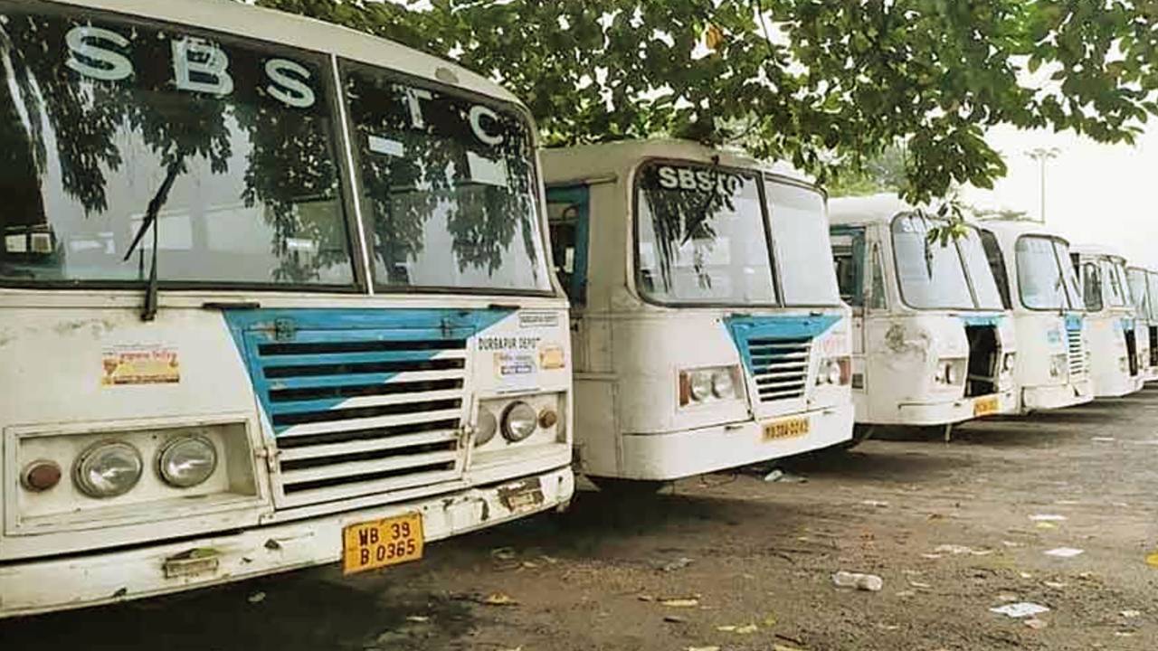 Government of West Bengal SBSTC bus