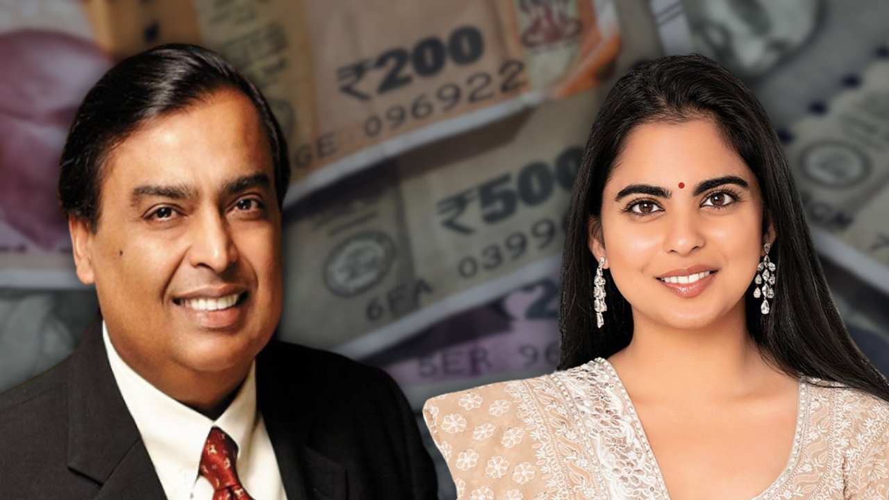 What is the monthly salary of Isha Ambani.