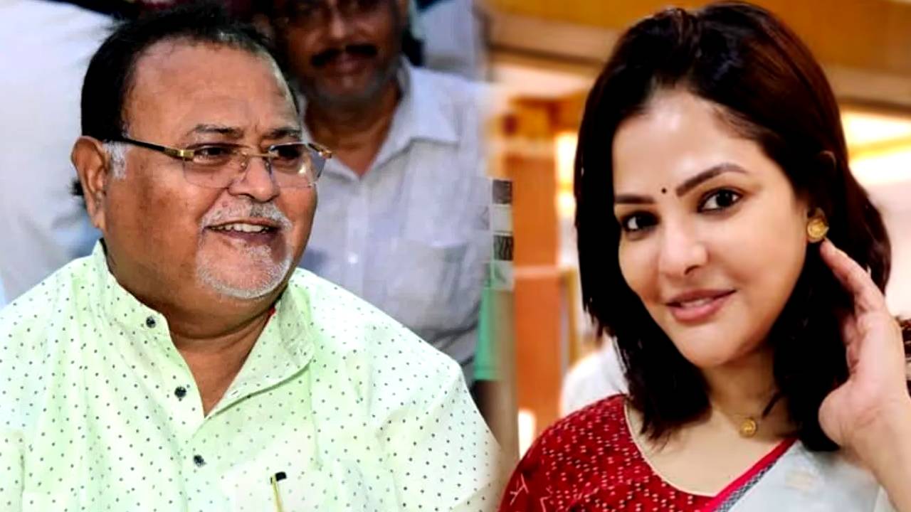 Recruitment scam accused Partha Chatterjee Arpita Mukherjee outside of Court