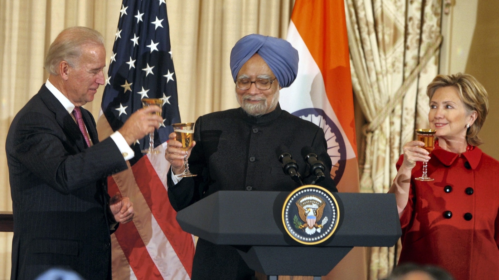 Joe Biden sent message on manmohan singh death