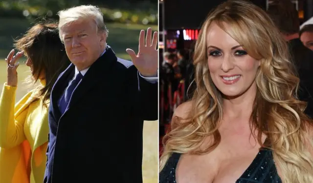 Donald Trump update for pornstar case