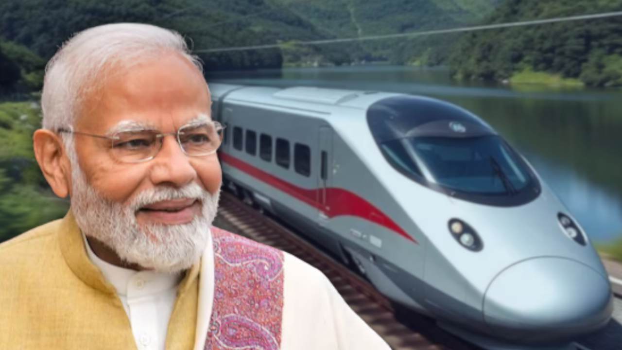 Narendra Modi said when the india first bullet train will run.