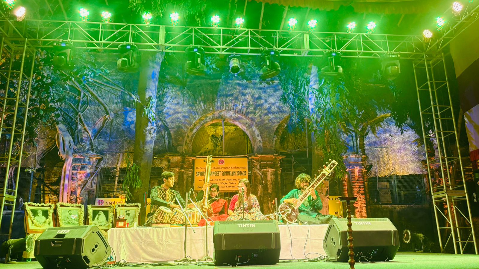 Sangeet sammelan organized at sabarna roy chowdhury family