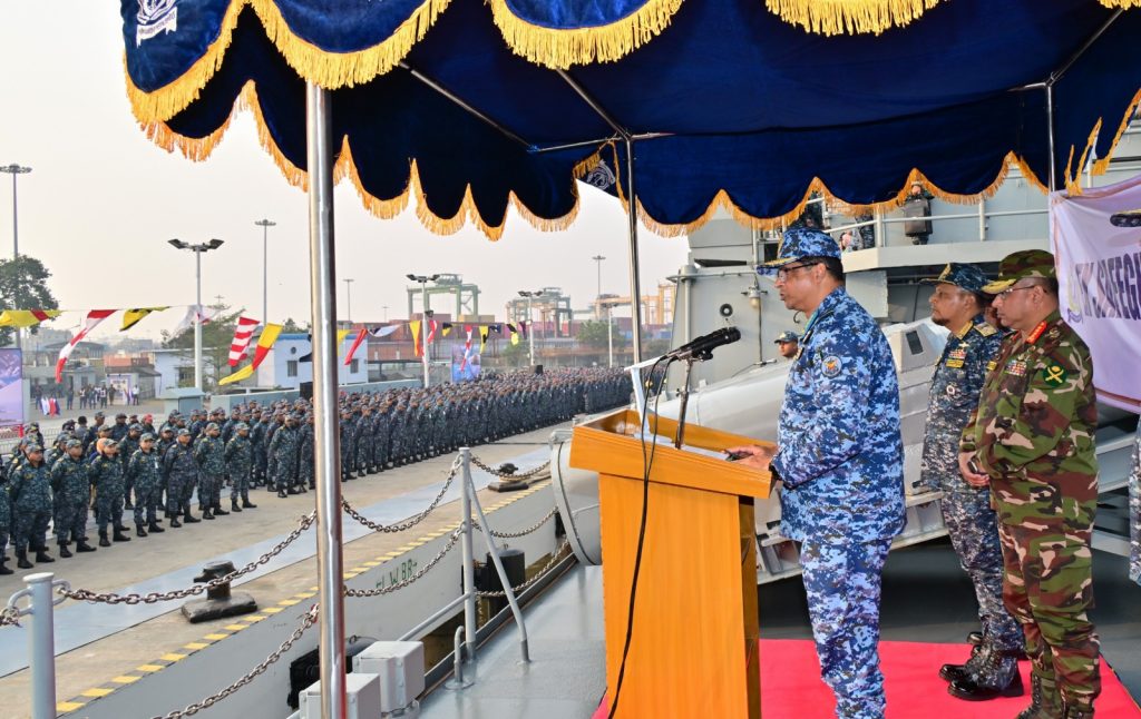 Bangladesh Navy activity in bay of Bengal sc