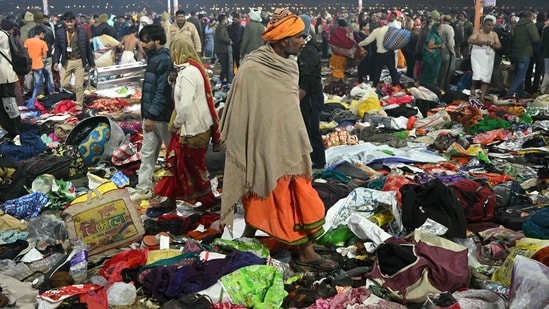 Terrible accident at Kumbh Mela