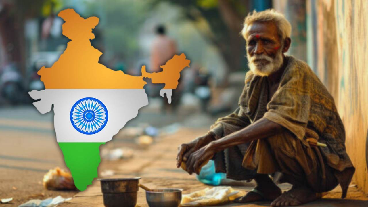 Poverty is gradually decreasing in India.