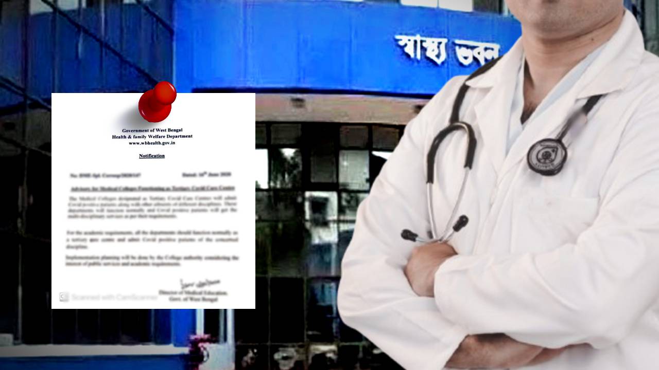 West Bengal Health Department issues notice about Government doctors private practice