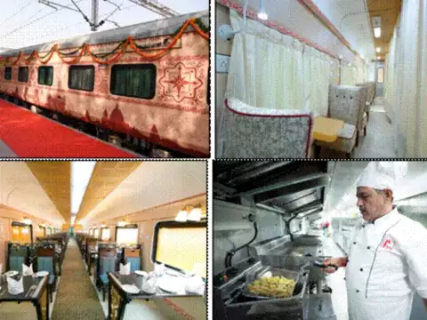 Indian Railways Bharat Gaurav Tourist Train.