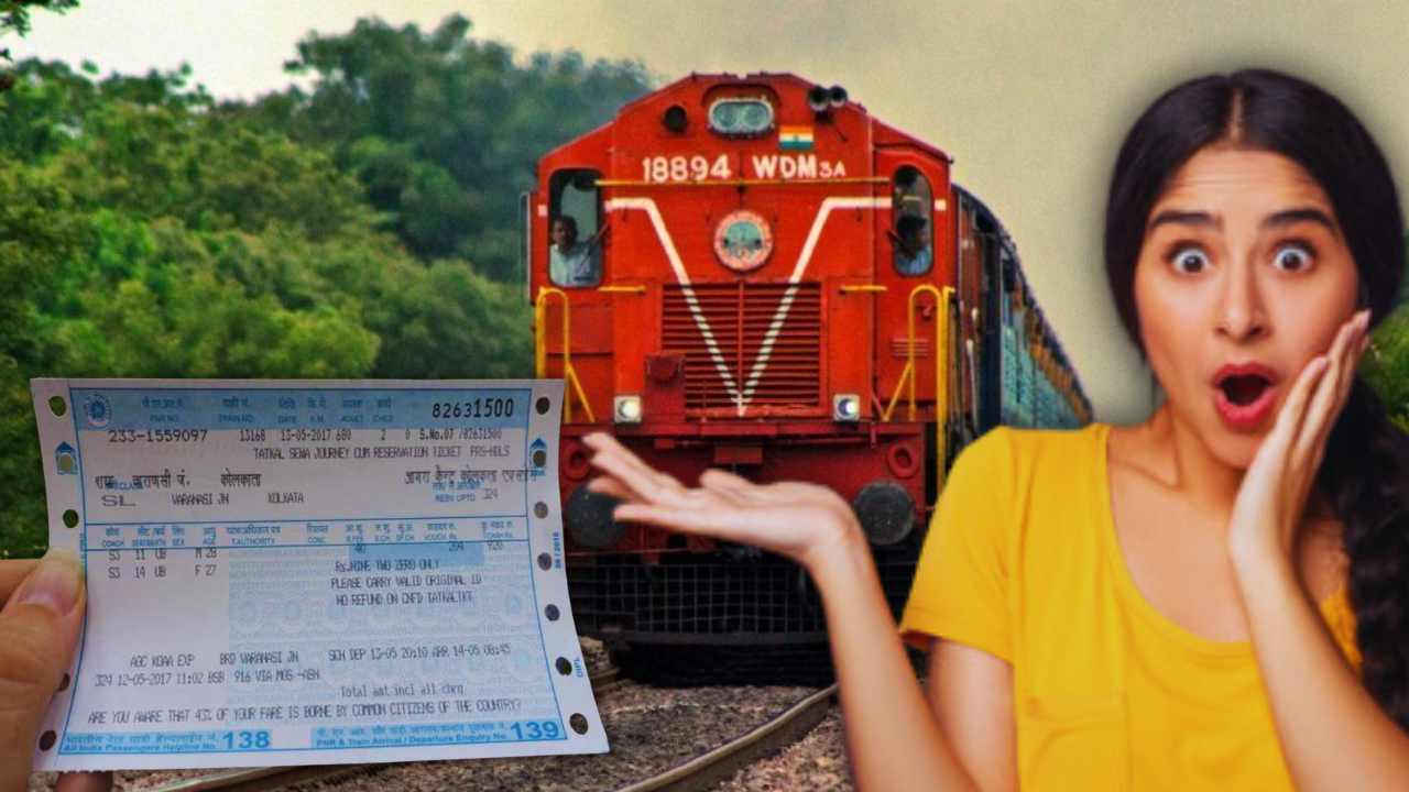 You can get low budget train ticket in Indian Railways