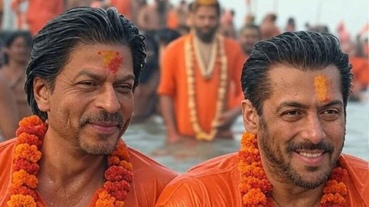 Viral photo of celebrity in Kumbh Mela