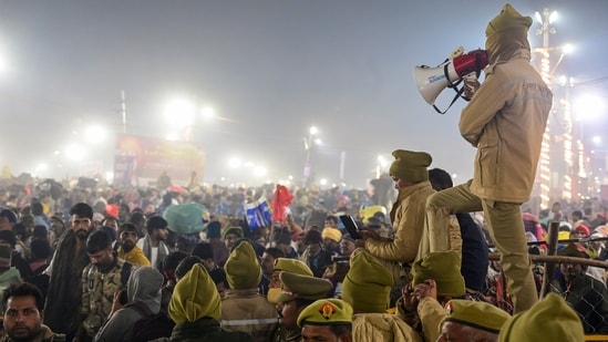 A Police Officer lost his life while on duty at the Kumbh Mela