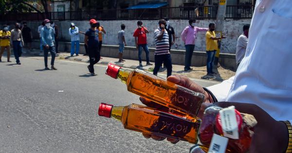 Alcohol selling rised in india 