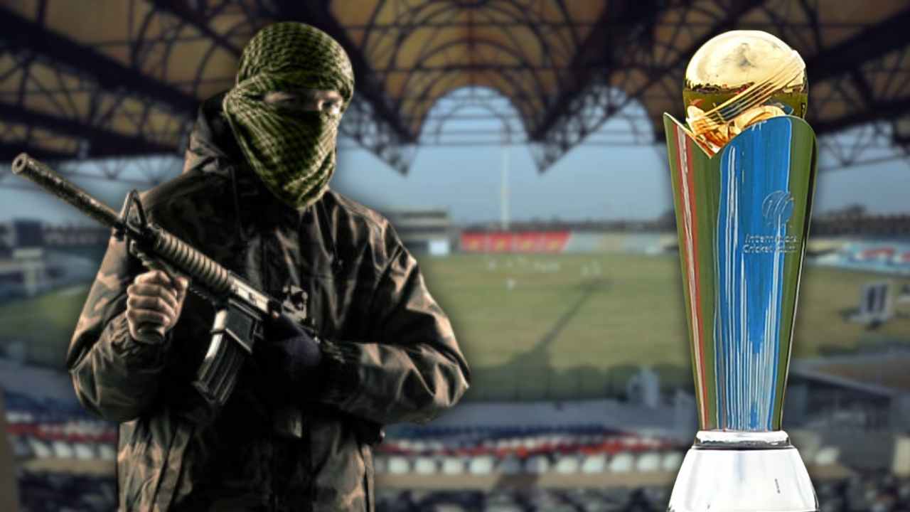 Terrorist attack threat at Champions Trophy in Pakistan.