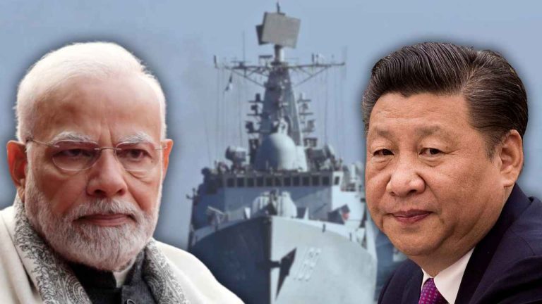 China is looking for treasure in the Arabian Sea near India.