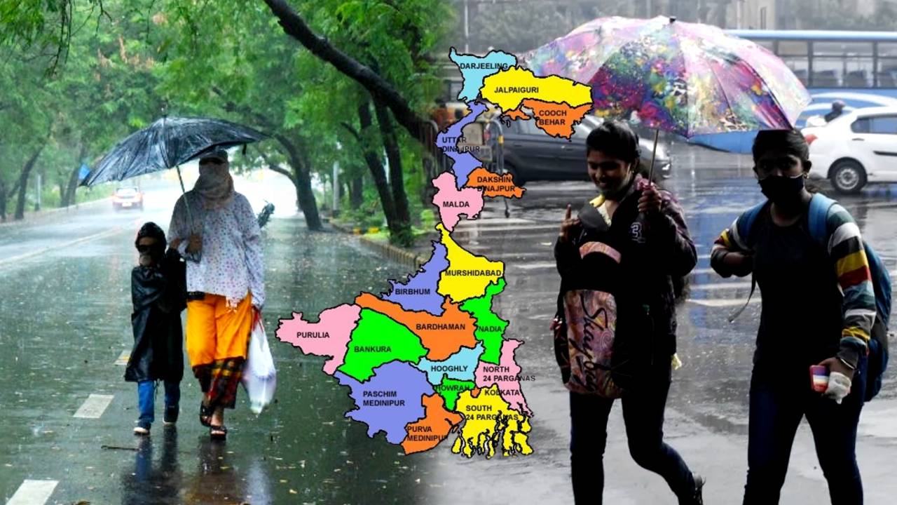 Rainfall alert South Bengal weather North Bengal Kolkata West Bengal weather update