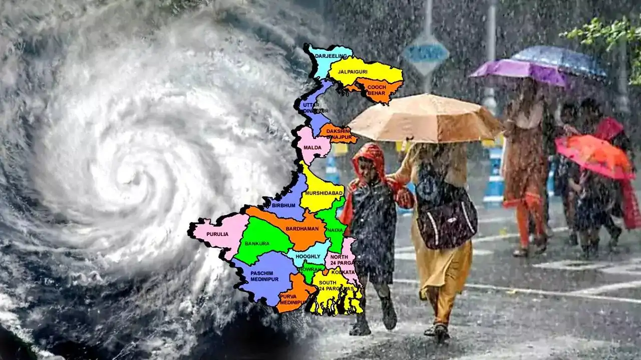 Rainfall alert in Kolkata South Bengal weather West Bengal North Bengal weather update