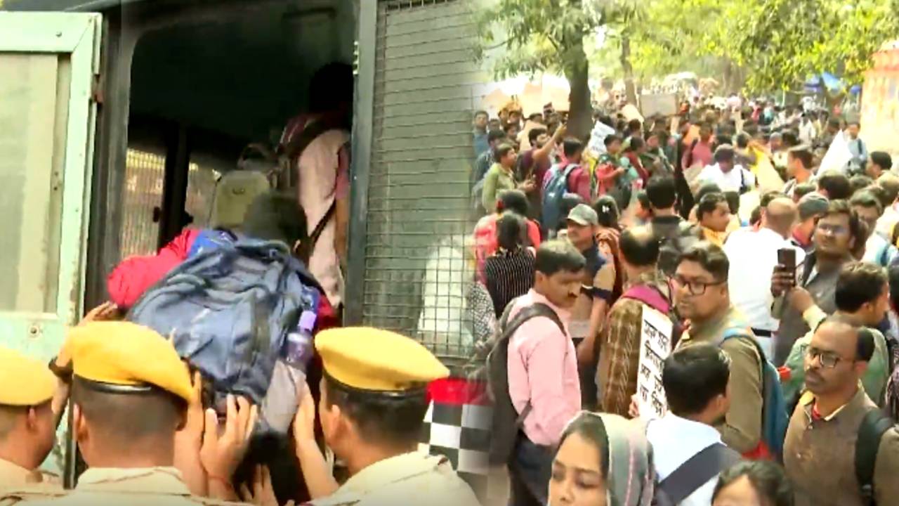 Recruitment scam SLST protest chaos at Maidan