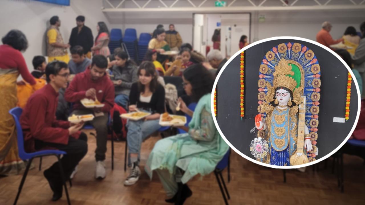 Saraswati Puja is held in Cambridge.