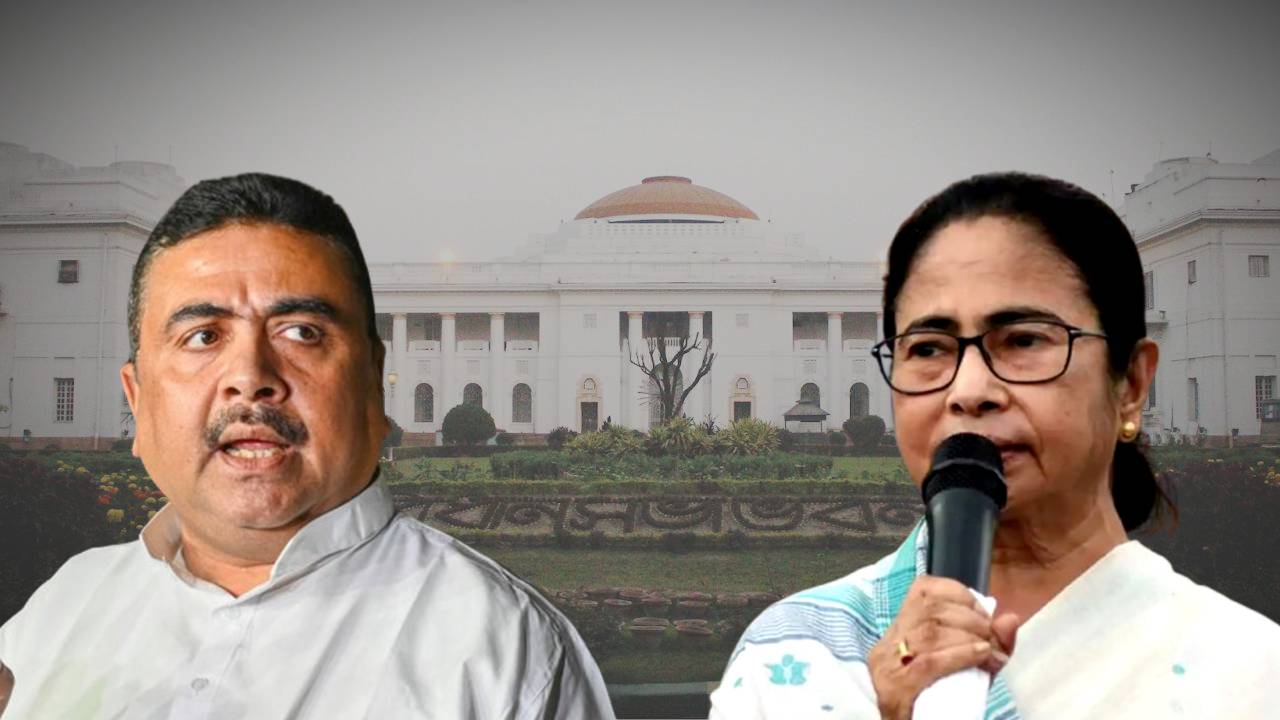 Suvendu Adhikari and Mamata Banerjee spoke in West Bengal Assembly