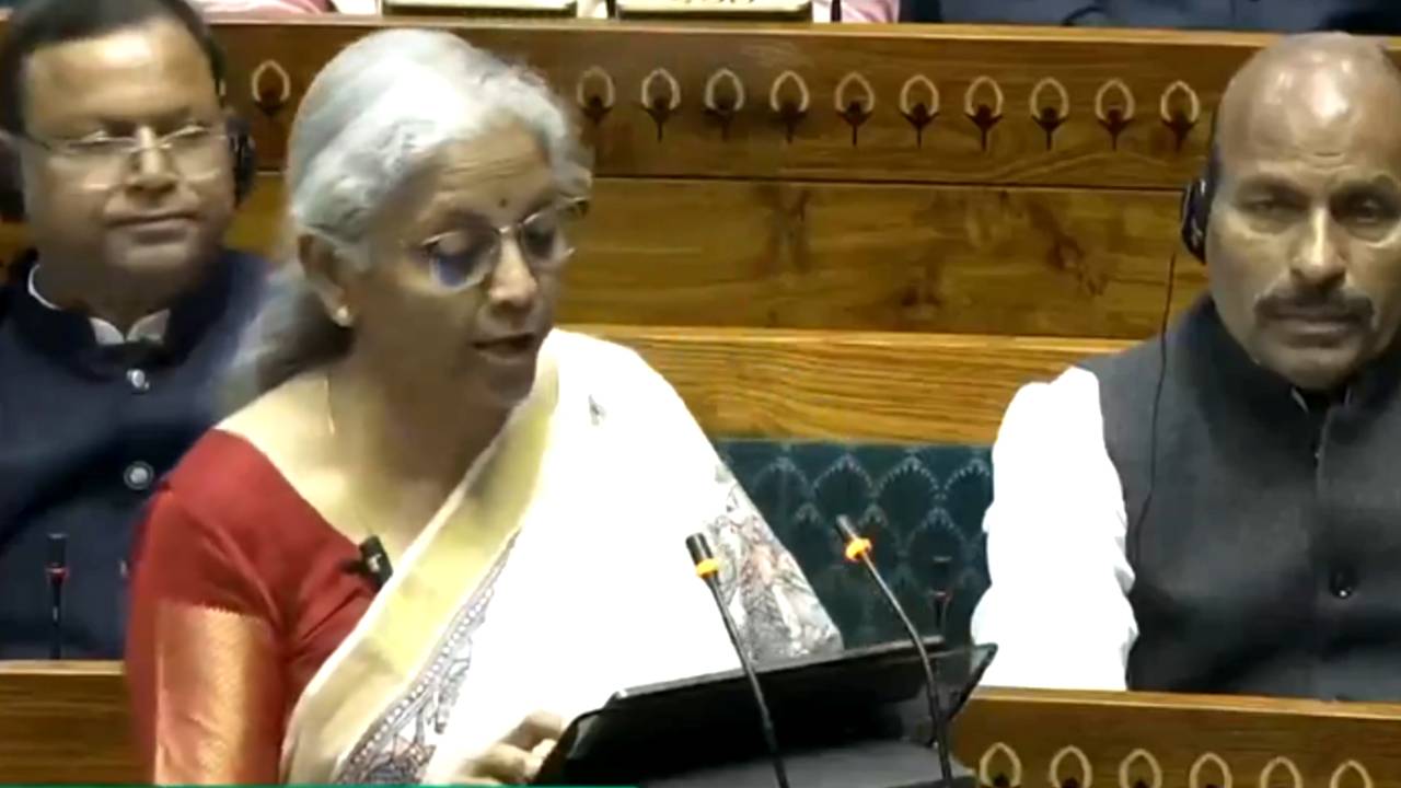 Union Budget 2025 Nirmala Sitharaman saree