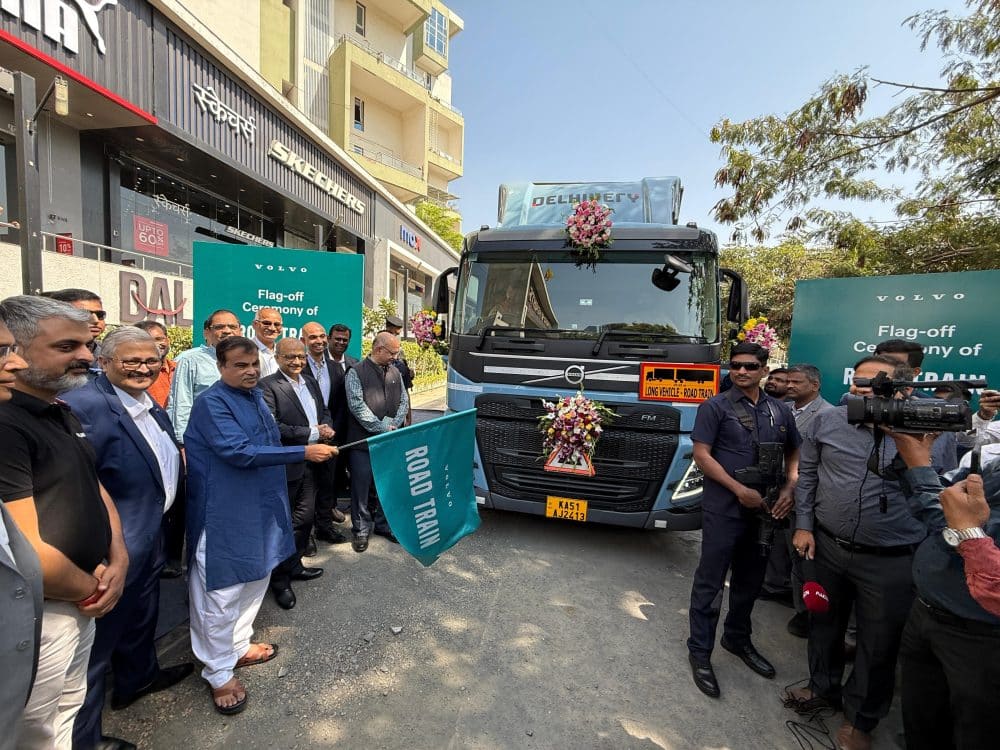 Volvo Trucks Introduces India First Road Train