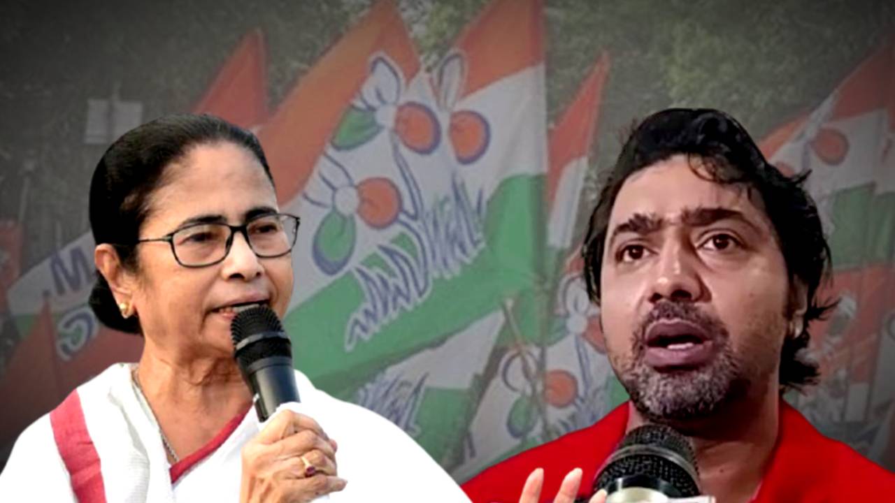 West Bengal CM Mamata Banerjee gives a letter to Ghatal MP Dev