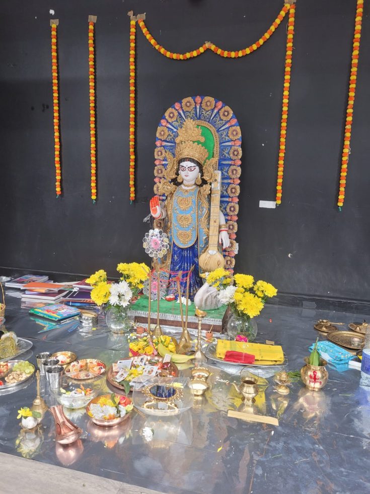 Saraswati Puja is held in Cambridge.