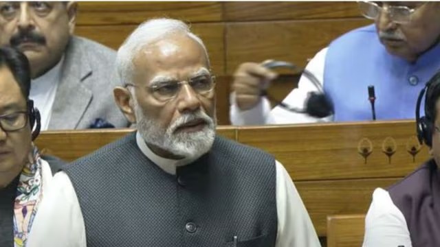  What did Narendra Modi say in the Lok Sabha? 