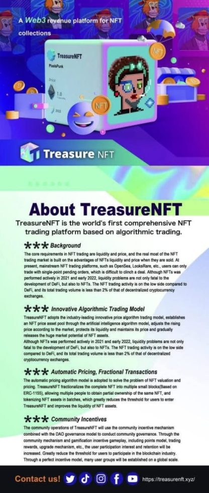 Learn more about TreasureNFT.