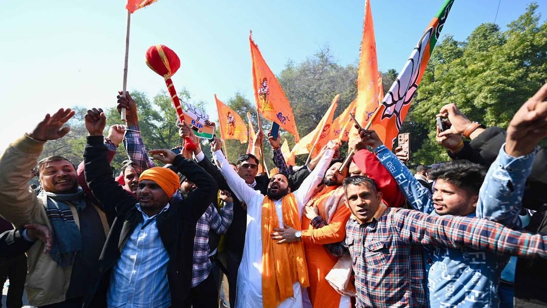 Narendra modi addressed delhi people after win