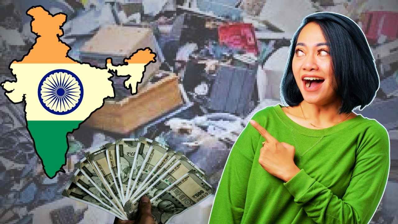 India will earn money from e waste.