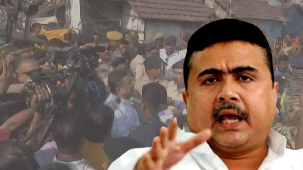 BJP MLA Suvendu Adhikari allegedly harassed by Police in Howrah Belgachia