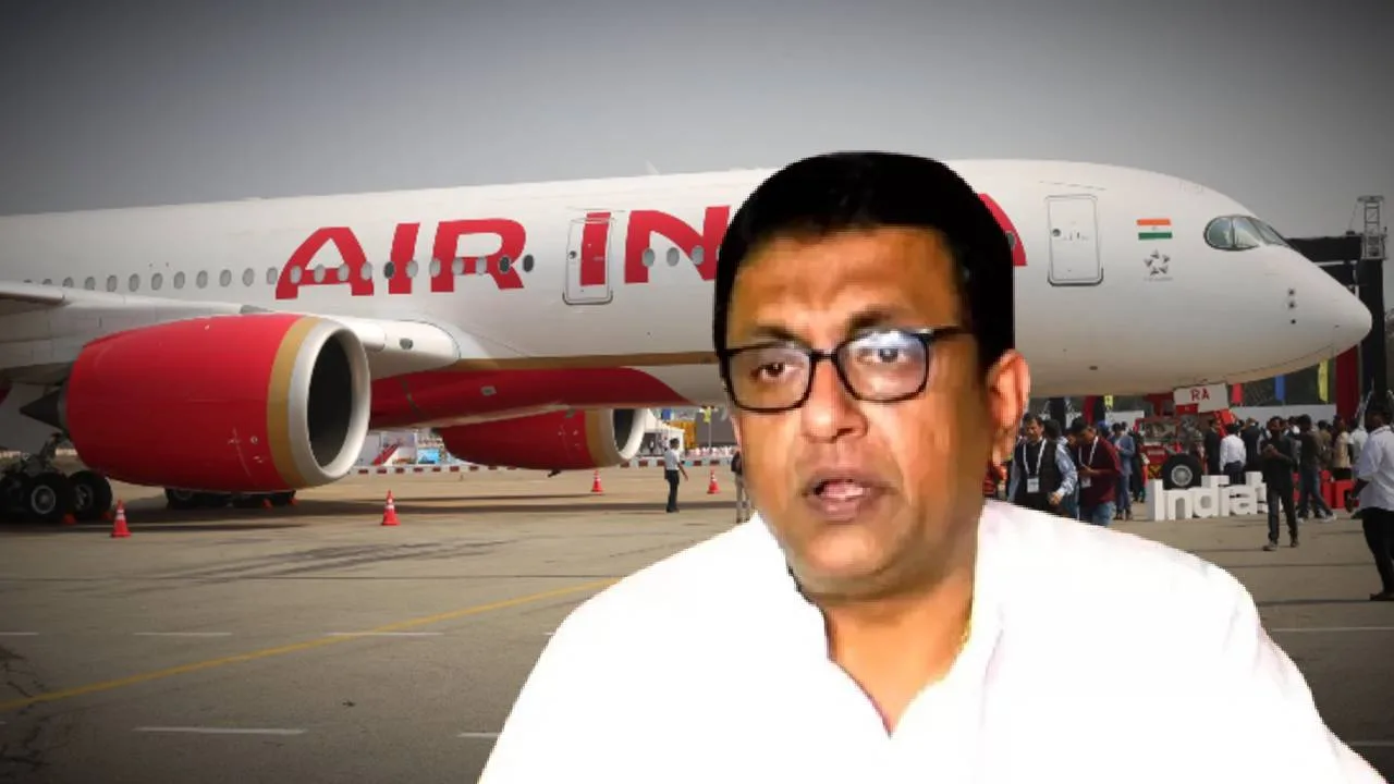 Former Trinamool Congress TMC MP Santanu Sen angry on Air India service