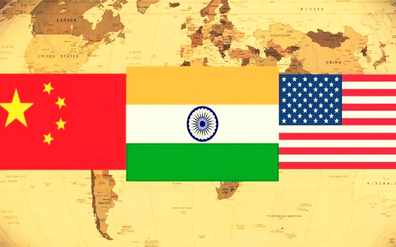 With help of India-America plan against China.