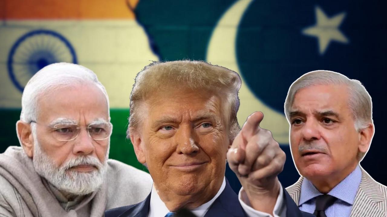 Donald Trump alert for India-Pakistan border.