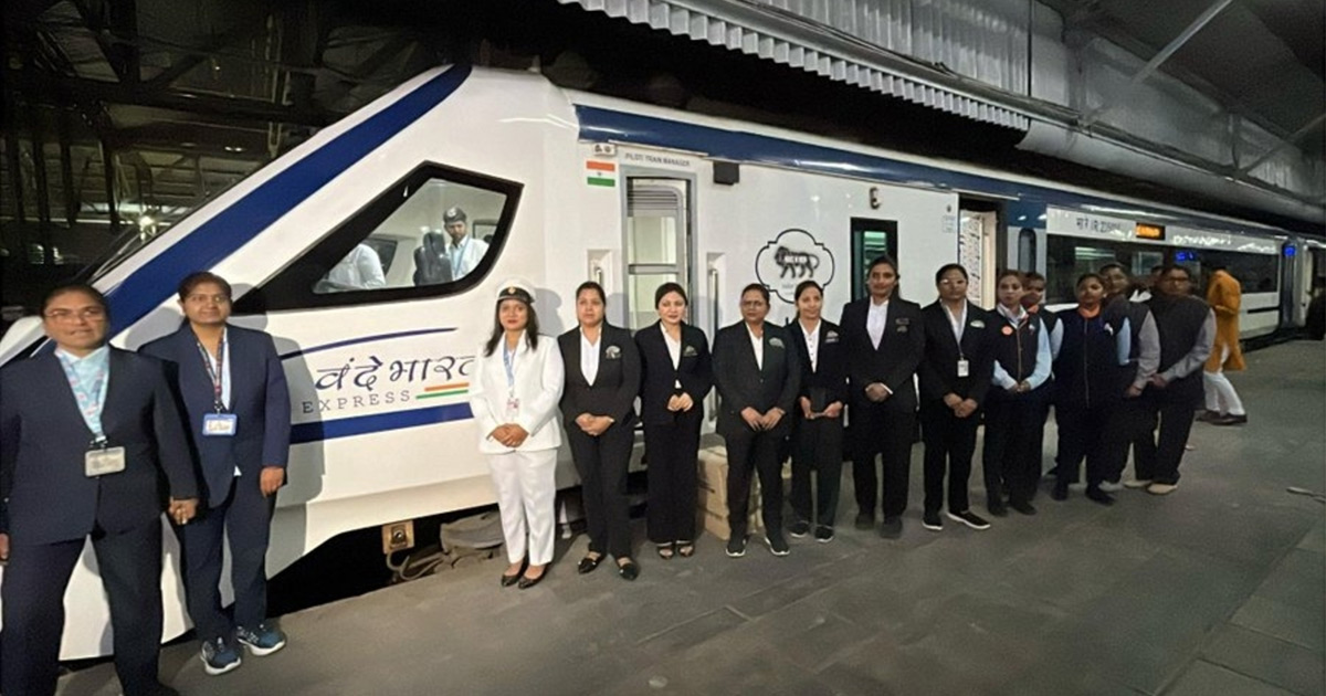 Indian Railways excellent activity for vande Bharat Express