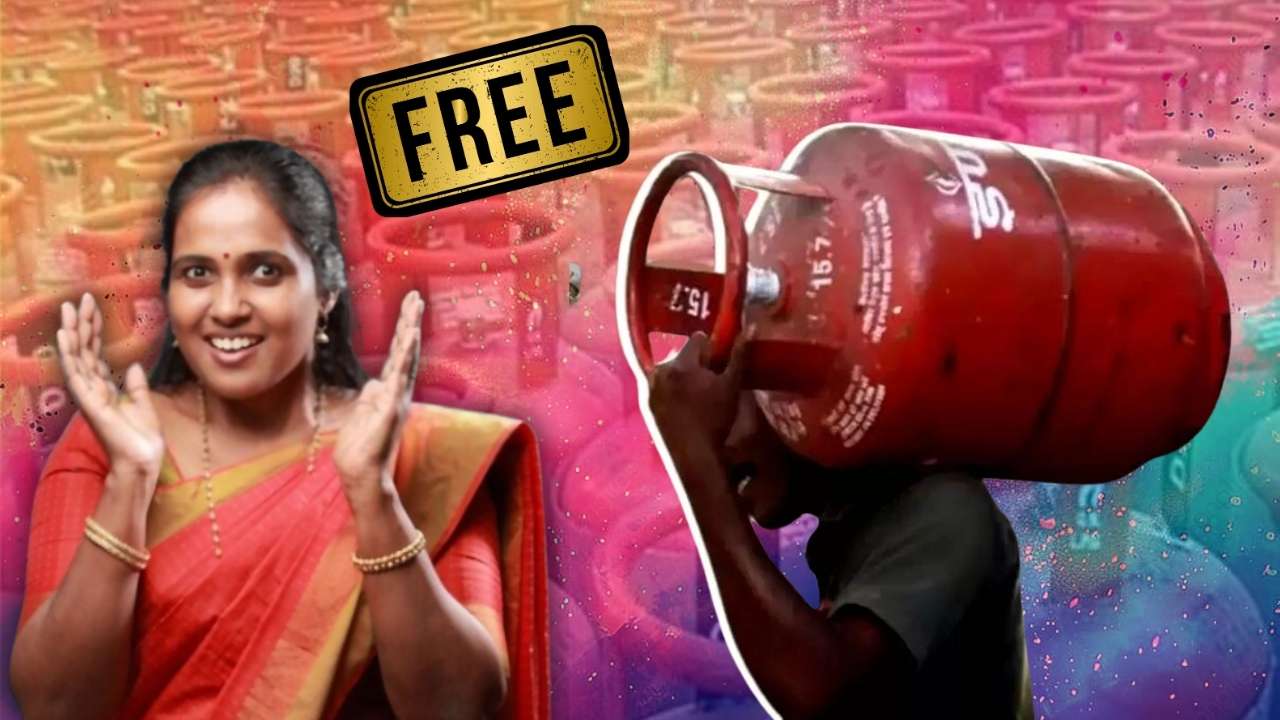 Free LPG Cylinder in holi.