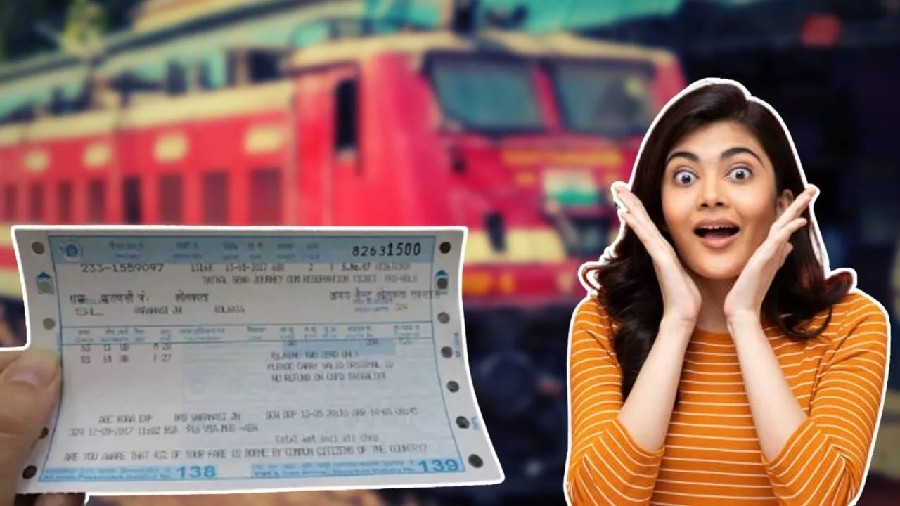 Indian Railways Train ticket information.