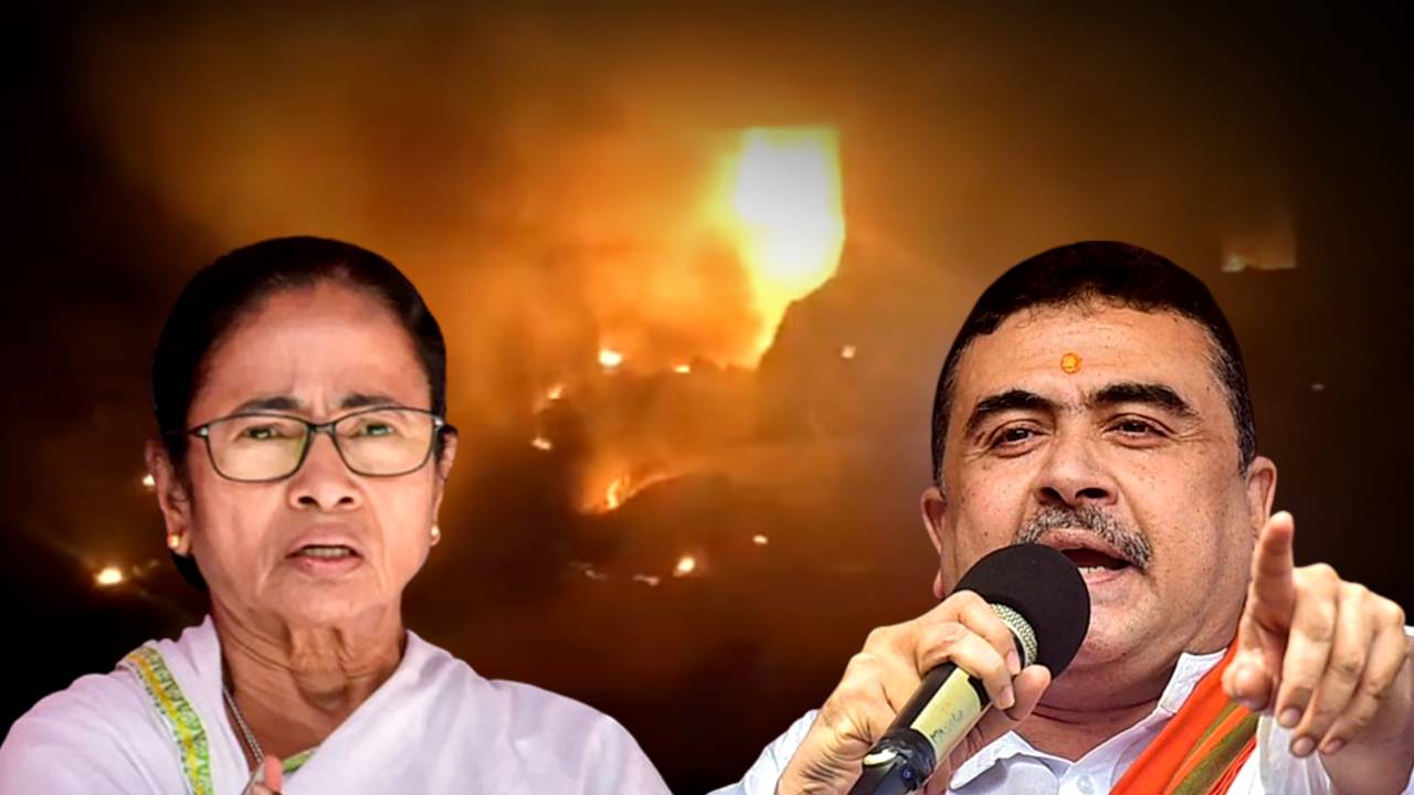 BJP MLA Suvendu Adhikari targets Mamata Banerjee for Pathar Pratima blast