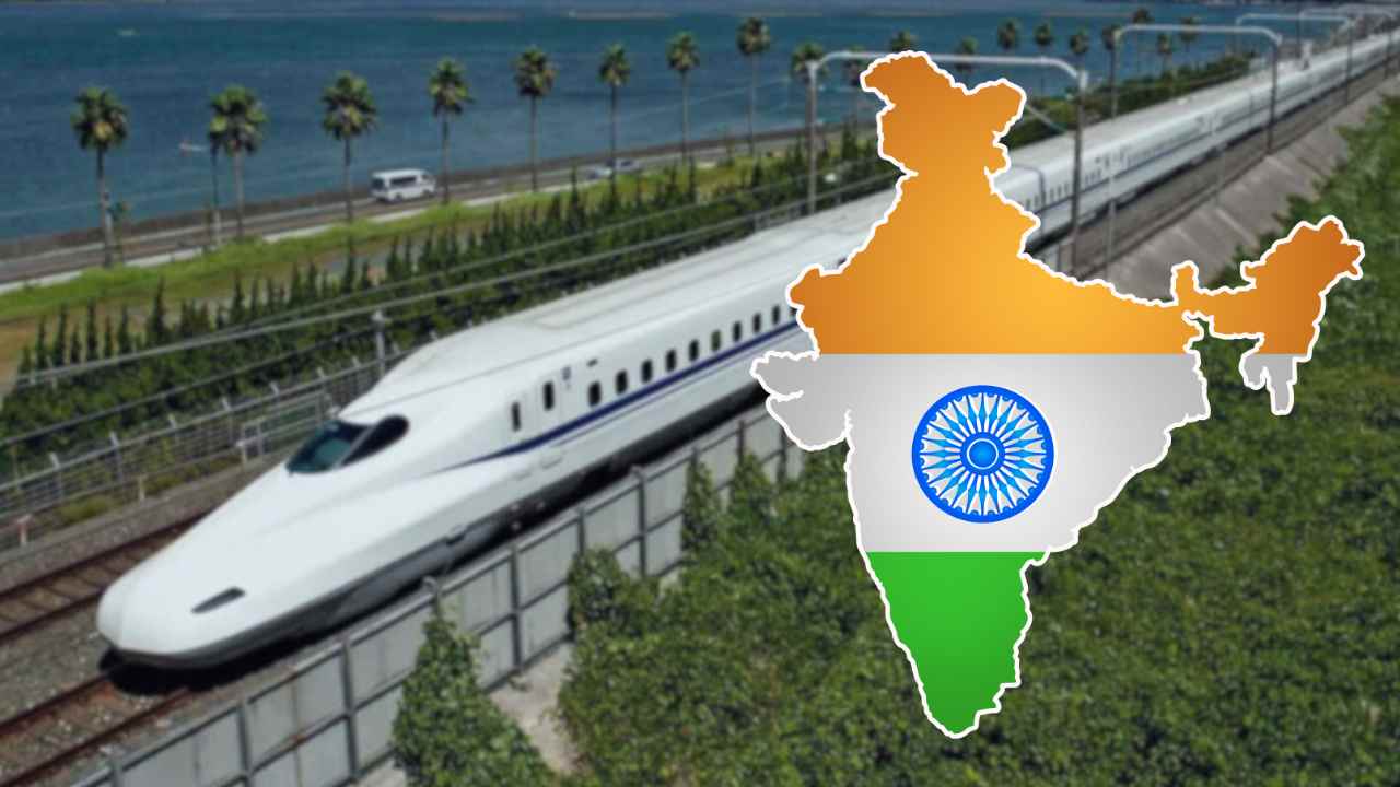 Bullet train will run soon in India.