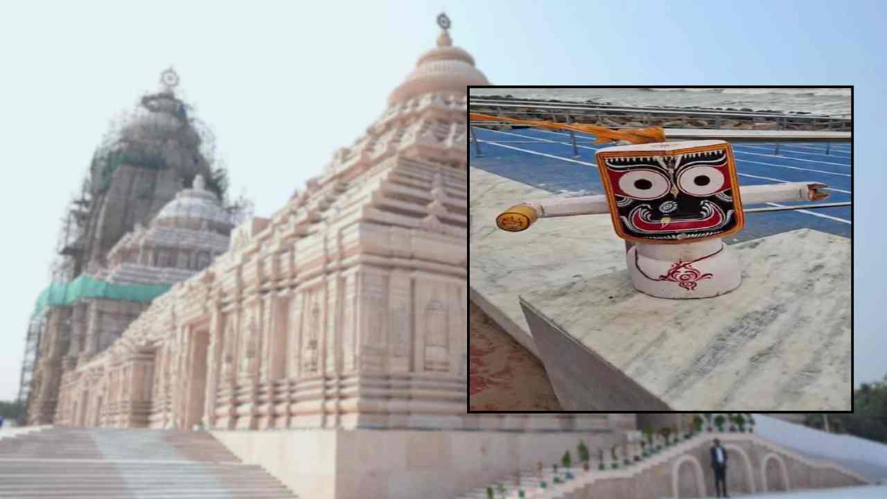 Idol of Lord Jagannath floats in the sea of ​​Digha.