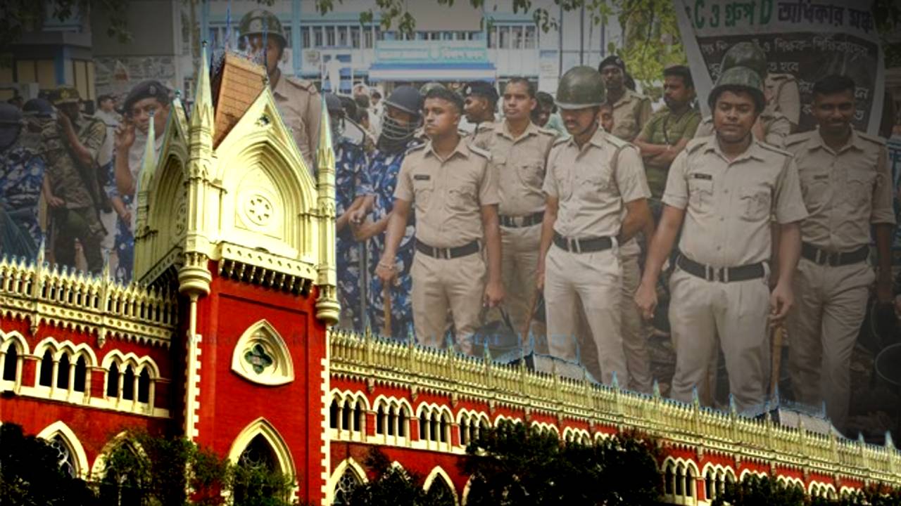 A case filed in Calcutta High Court against Police by protesting teachers