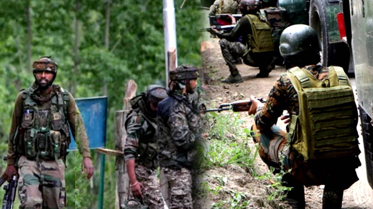 Amid India Pakistan tension security forces kills three terrorists