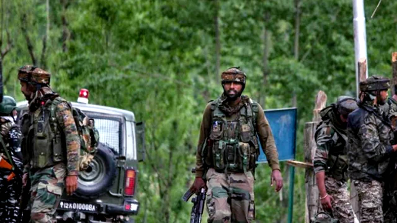 Amid India Pakistan tension security forces kills three terrorists
