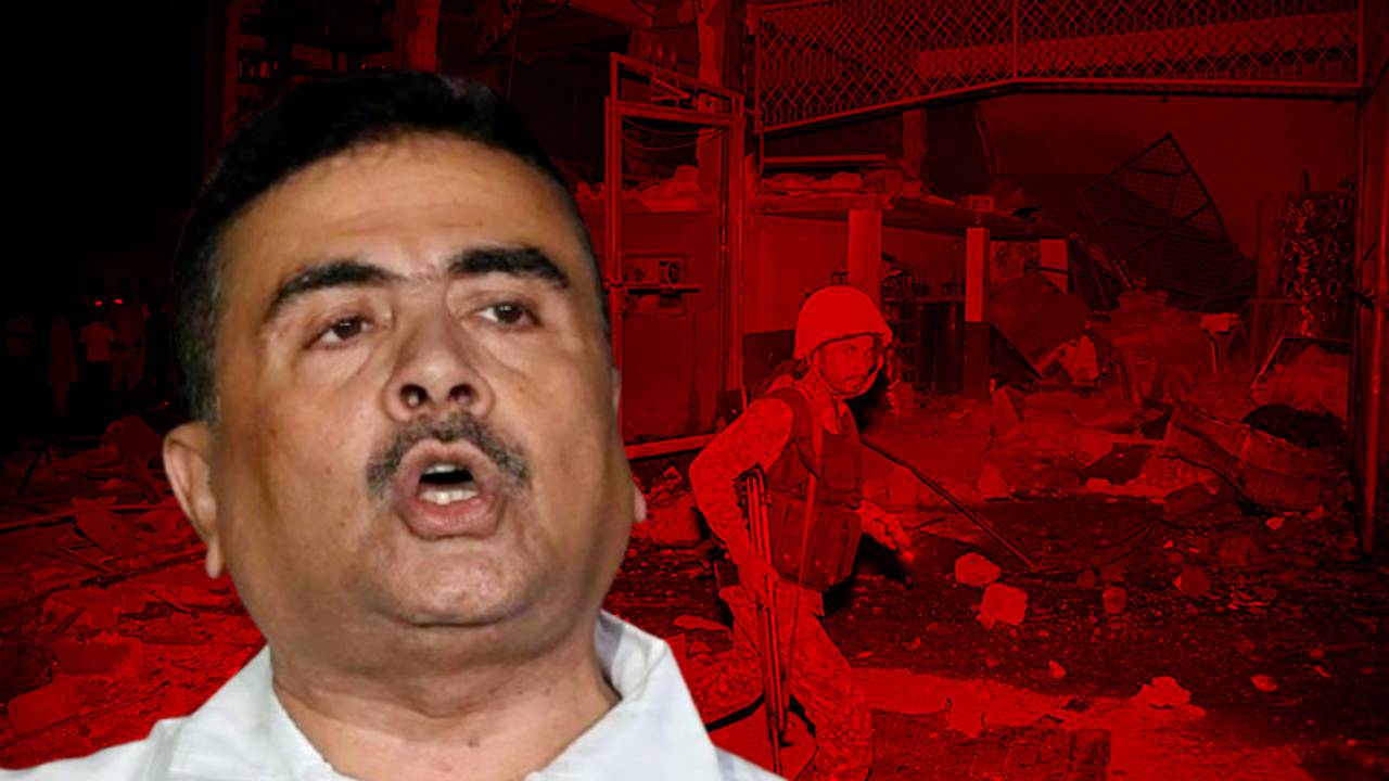 BJP MLA Suvendu Adhikari significant message amid war atmosphere