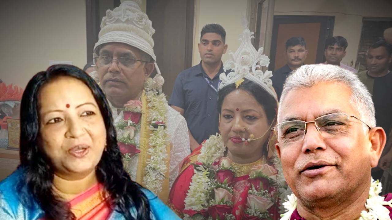 BJP leader Dilip Ghosh and wife Rinku Majumder goes to Tripura trip