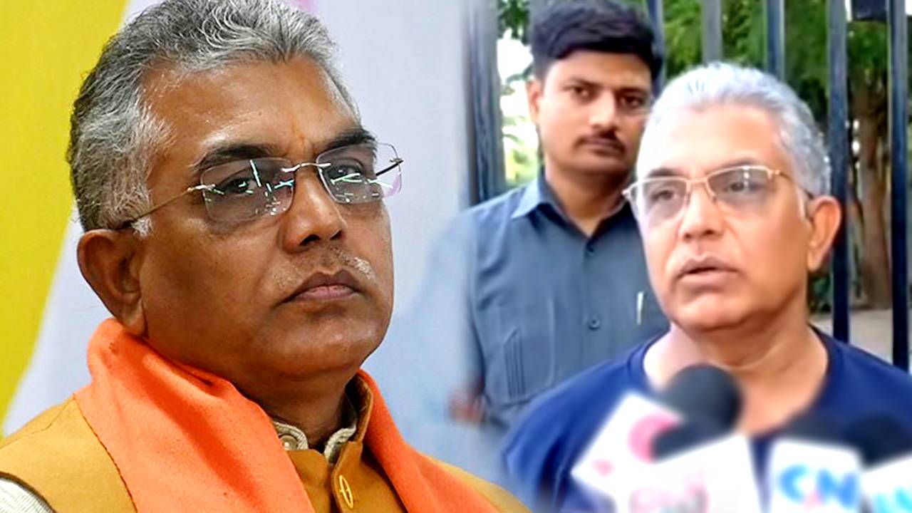 BJP leader Dilip Ghosh went for morning walk on Wednesday
