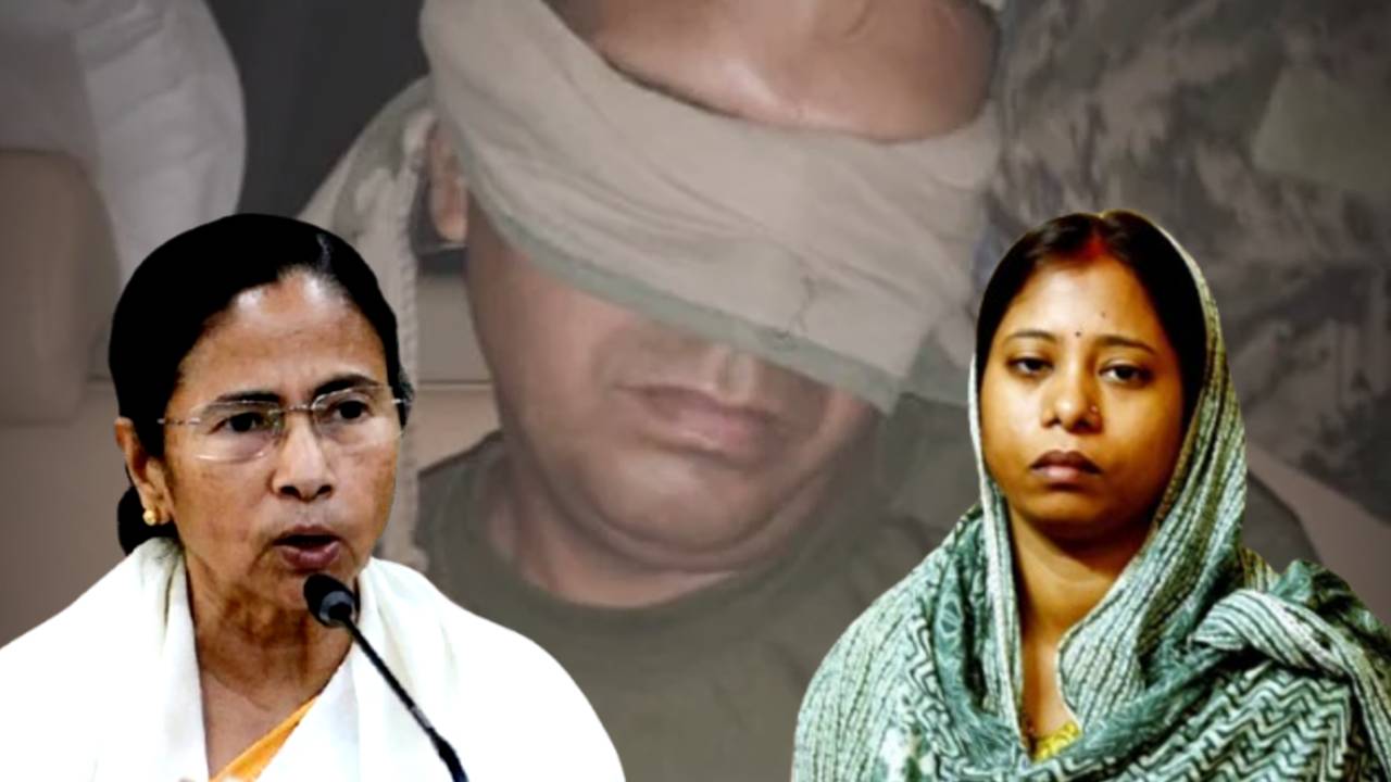 CM Mamata Banerjee talks with BSF Jawan Purnam Kumar Shaw wife