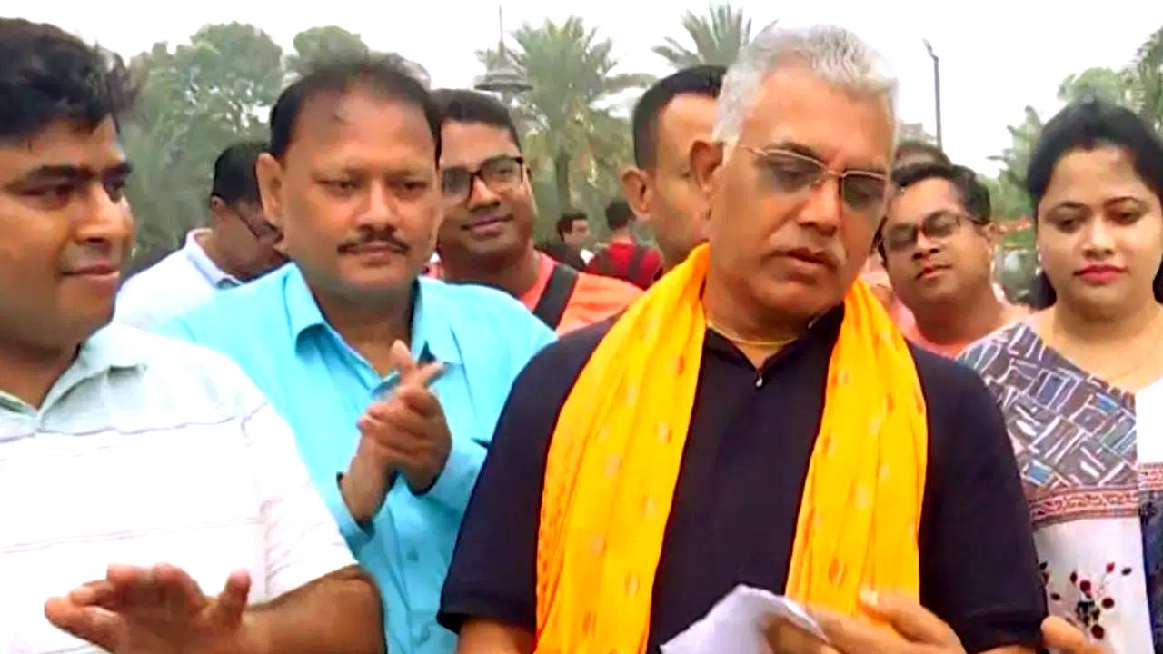 Dilip Ghosh morning walk Eco Park